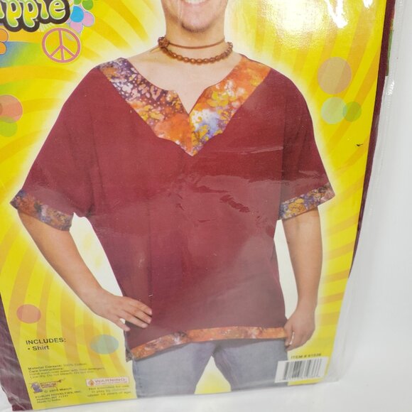 Halloween Costume Men's XL Groovy Hippie Shirt Adult - Picture 11 of 12